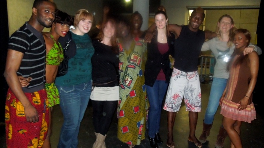 3.v.li. Natalie Enderle, 4.v.li. Stephanie Bartens, 4.v.re. Lana Lux, 2.v.re. Claudia Maar